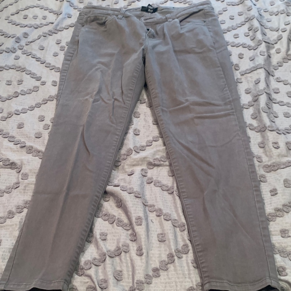 Lane Bryant Women's Charcoal Skinny Jeans